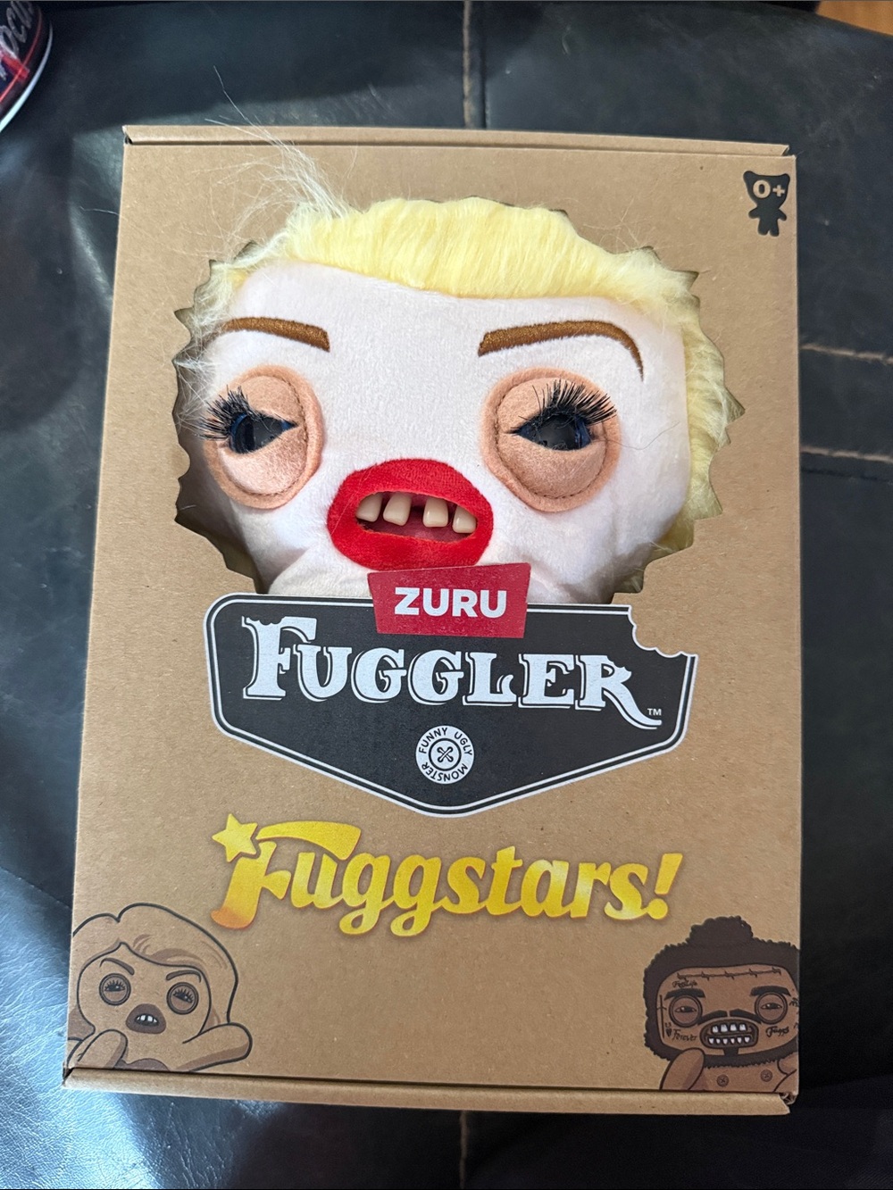 New Taylor Swift Fuggler Blond Hair Plush - Yellow Hair, Red Lips- Fuggstars